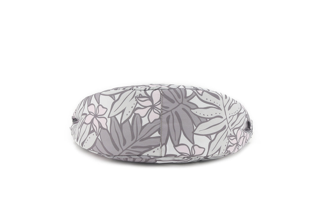 Crossbody Moon Bag Lauae Grey