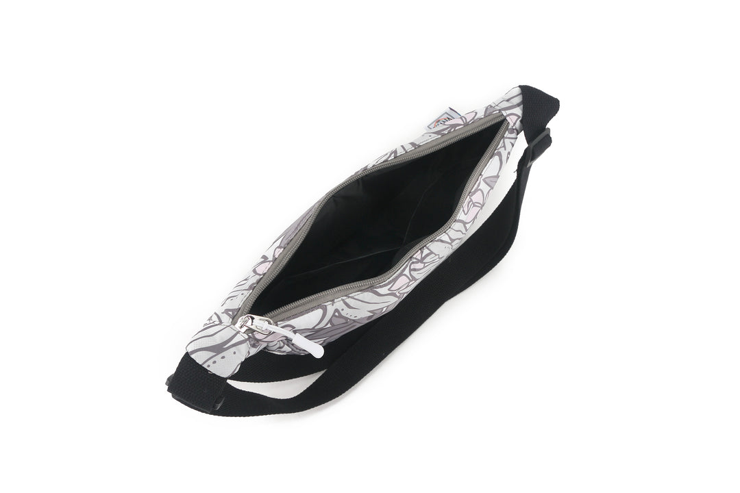 Crossbody Moon Bag Lauae Grey