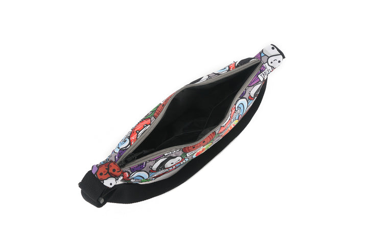 Crossbody Moon Bag Craving Hawaii Grey