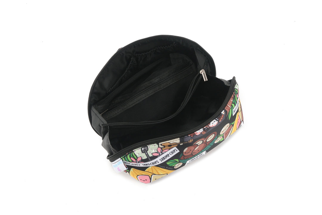 Travel Cosmetic Local Snacks Black