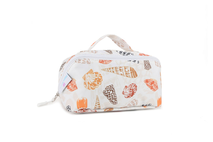 Travel Cosmetic Cone Shells White