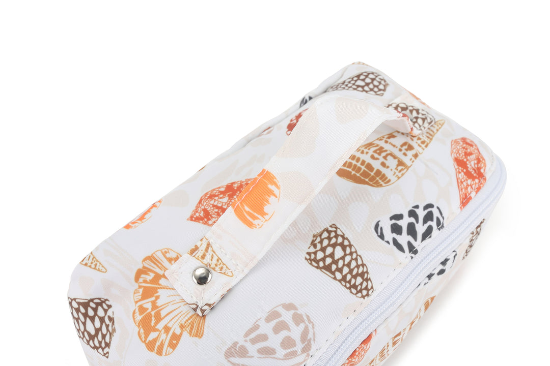 Travel Cosmetic Cone Shells White