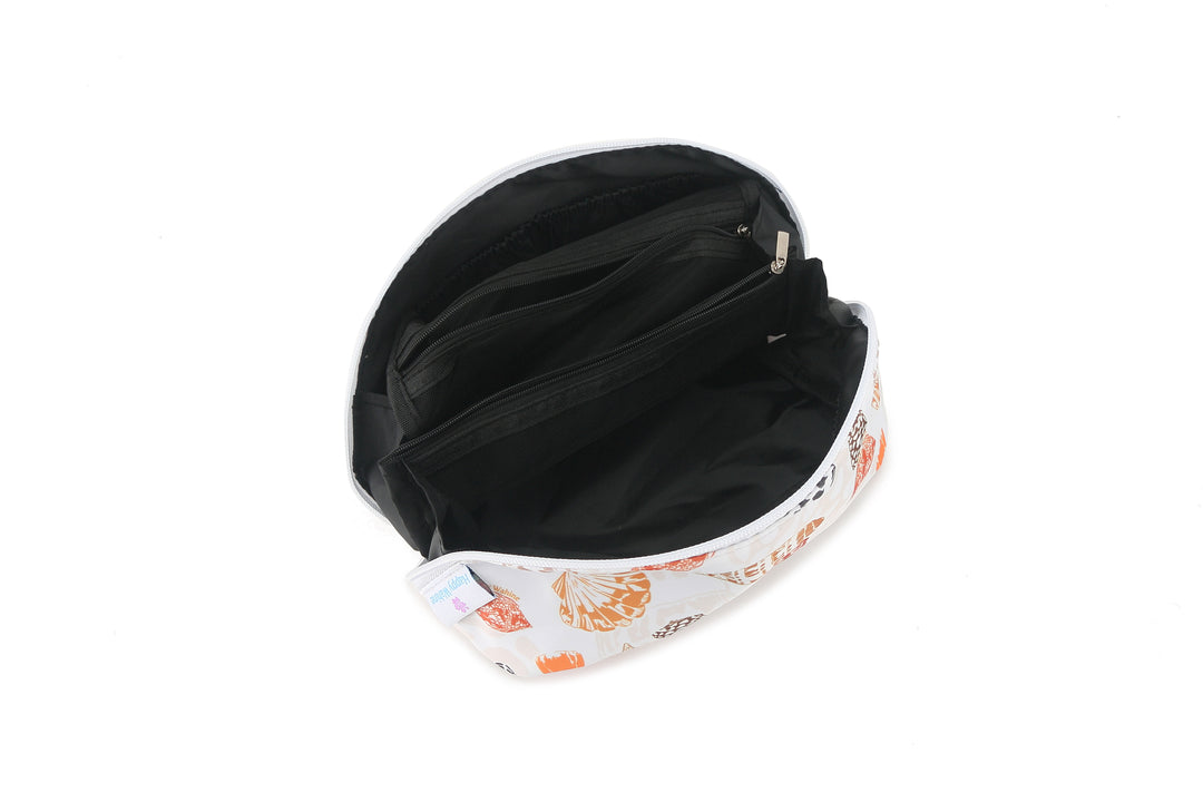 Travel Cosmetic Cone Shells White