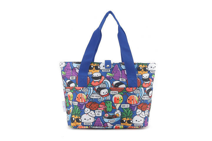 Compact Tote Jade Craving Hawaii Blue