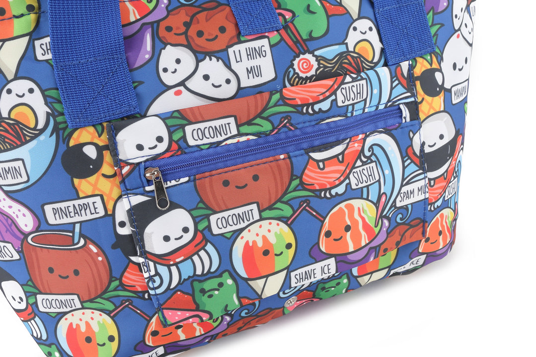 Compact Tote Jade Craving Hawaii Blue