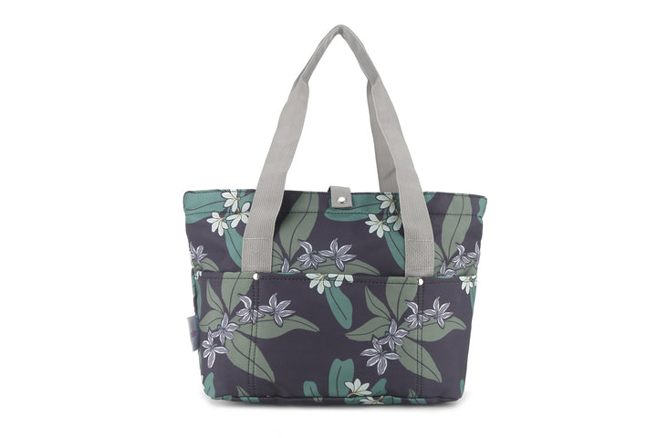 Compact Tote Jade Naupaka Grey