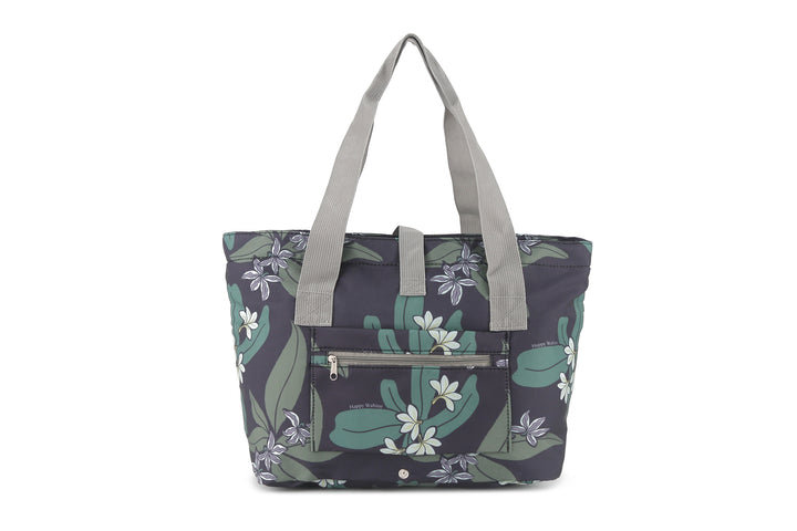 Compact Tote Jade Naupaka Grey