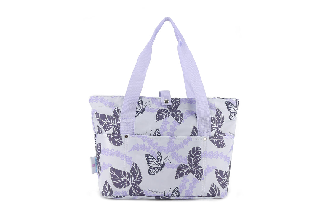 Compact Tote Jade Crownflower Purple