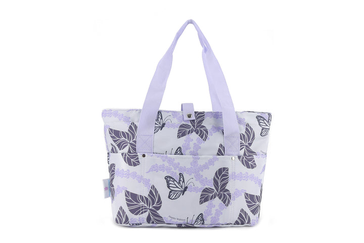 Compact Tote Jade Crownflower Purple