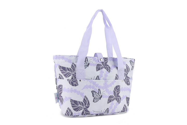 Compact Tote Jade Crownflower Purple