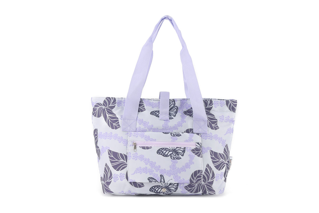 Compact Tote Jade Crownflower Purple