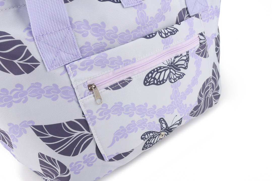 Compact Tote Jade Crownflower Purple