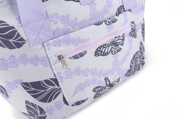 Compact Tote Jade Crownflower Purple