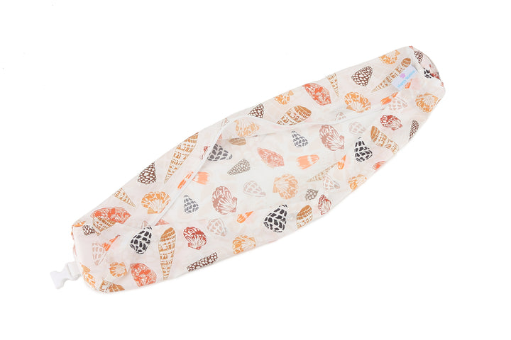 Neck pillow Sleeve Cone Shell White