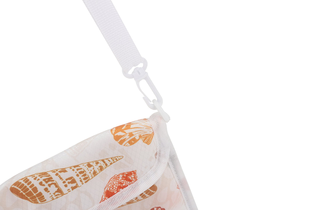 Crossbody Phone Pouch Cone Shell White