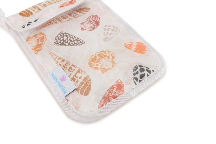 Crossbody Phone Pouch Cone Shell White