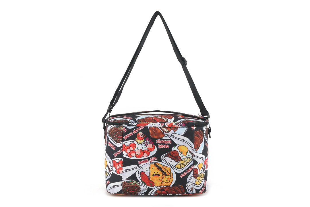 Cooler Tote Medium Plate Lunch Black