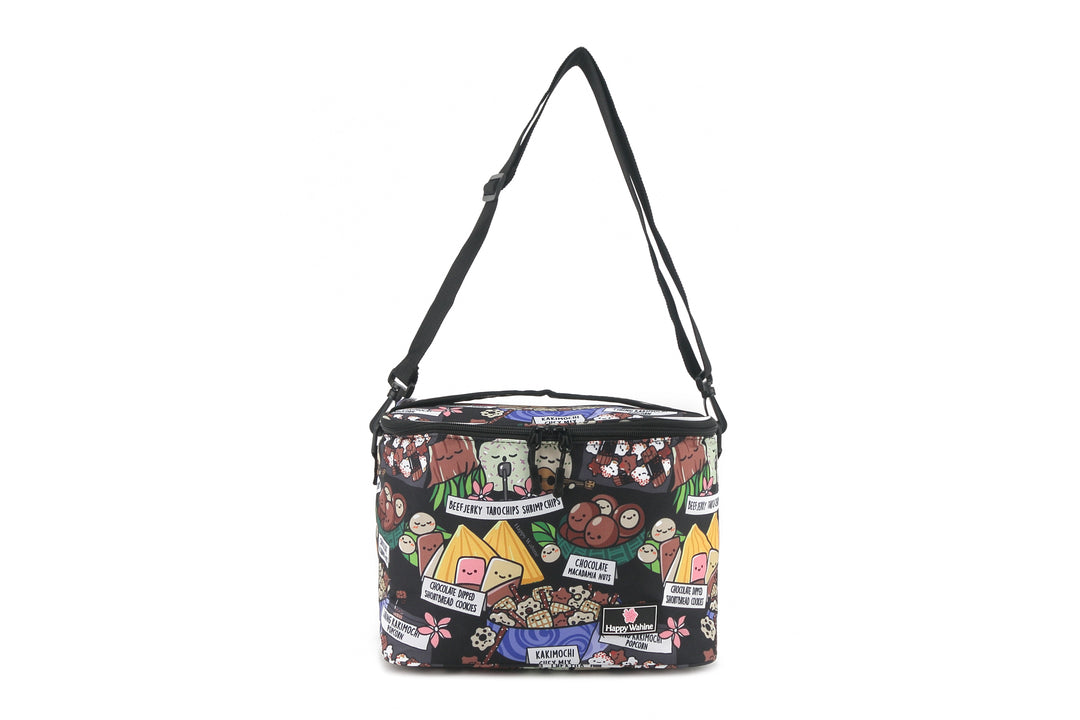 Cooler Tote Medium Local Snacks Black