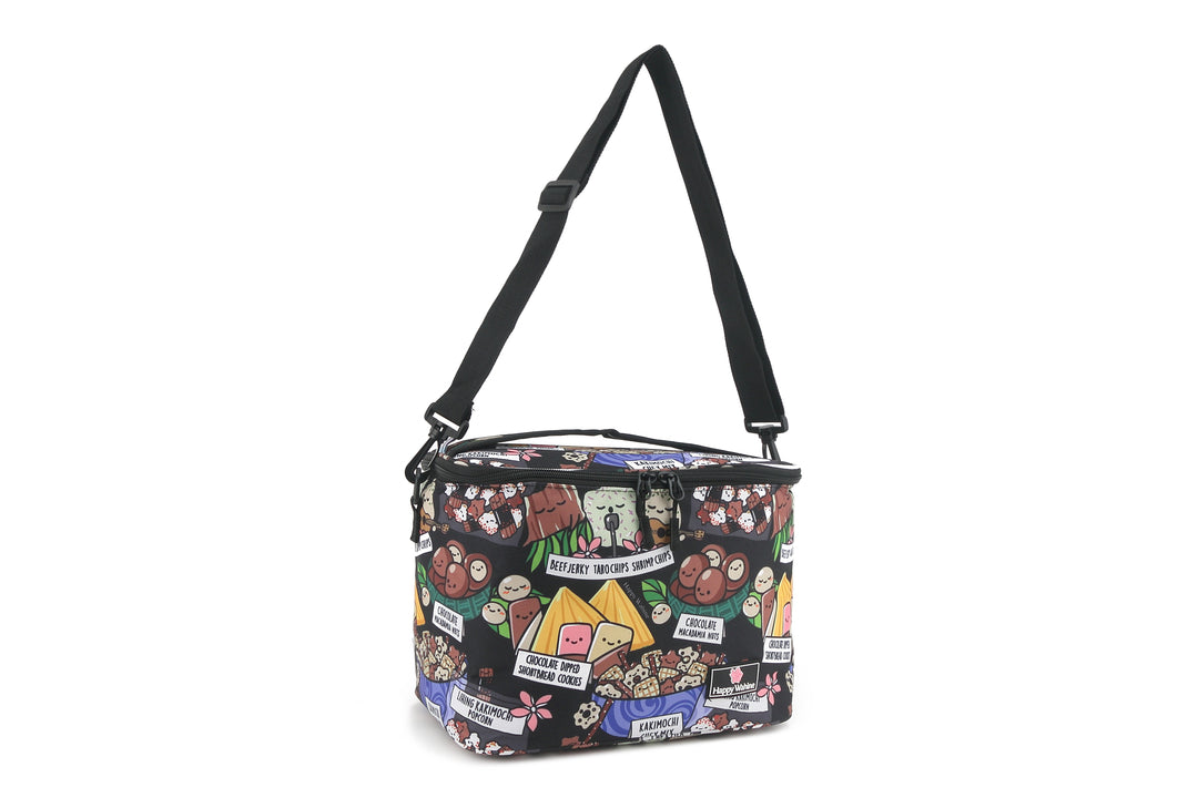 Cooler Tote Medium Local Snacks Black
