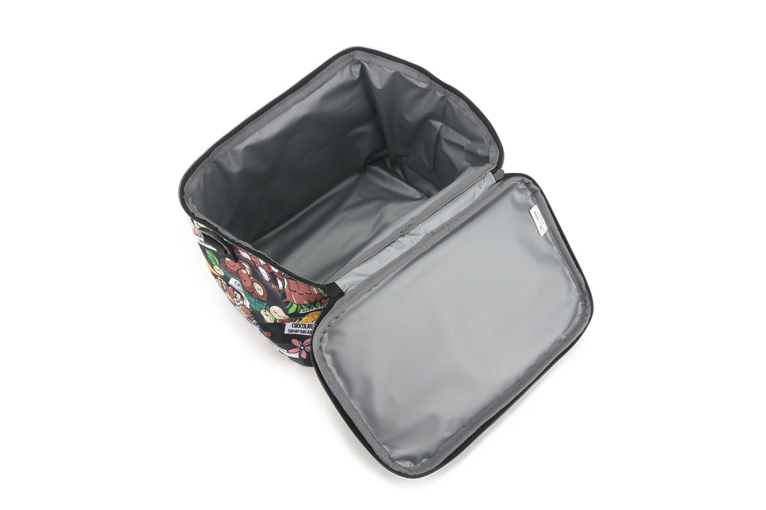 Cooler Tote Medium Local Snacks Black