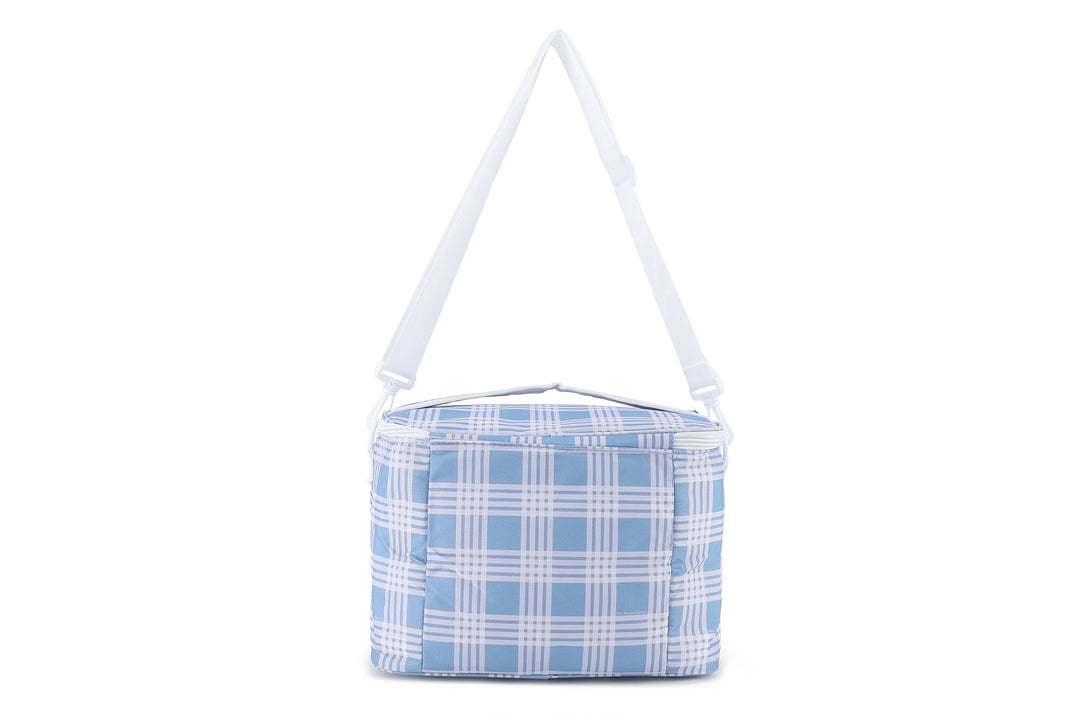 Cooler Tote Medium Palaka Blue
