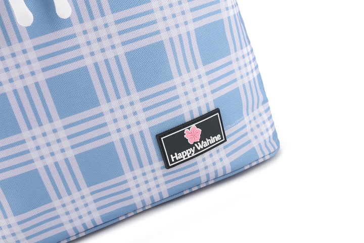 Cooler Tote Medium Palaka Blue