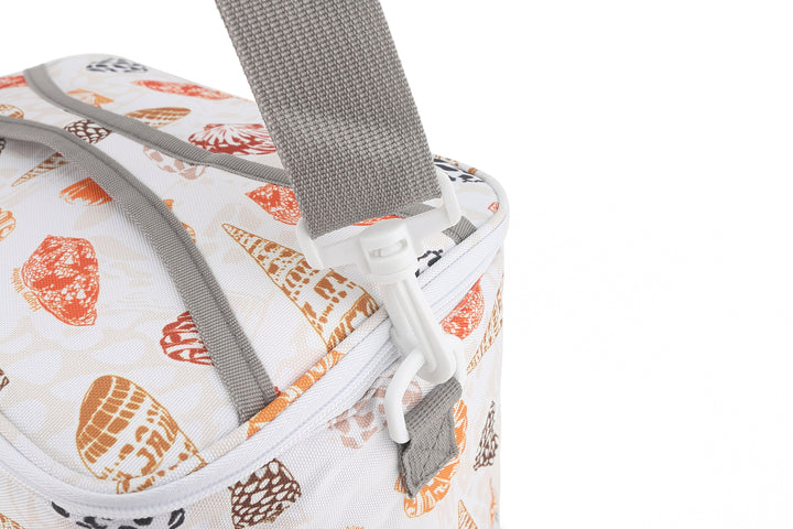 Cooler Tote Medium Cone Shell White