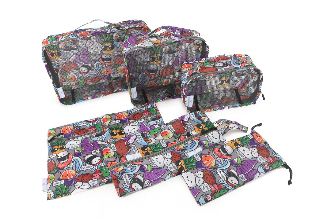 Packing Cubes Craving Hawaii Grey (6-piece)
