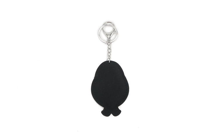 Bag Charm Crystal Seal White