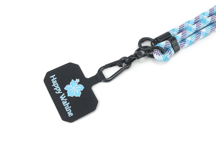 Phone Strap Blue-Purple-White