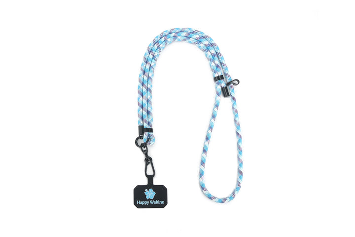 Phone Strap Blue-Purple-White