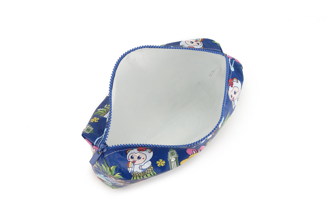 Wai Wai Pouch Medium Local Monsters Blue