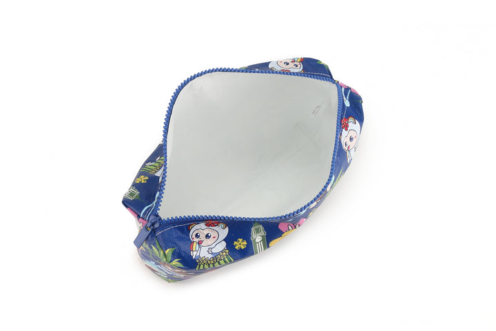 Wai Wai Pouch Medium Local Monsters Blue