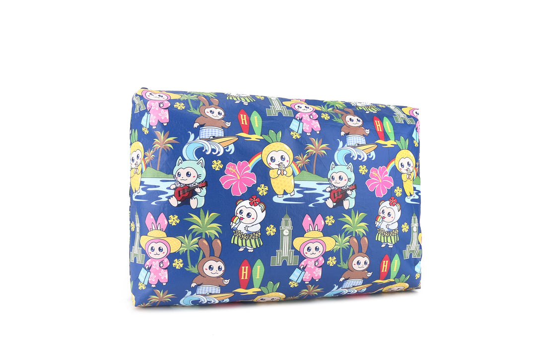 Wai Wai Pouch Large Local Monsters Blue