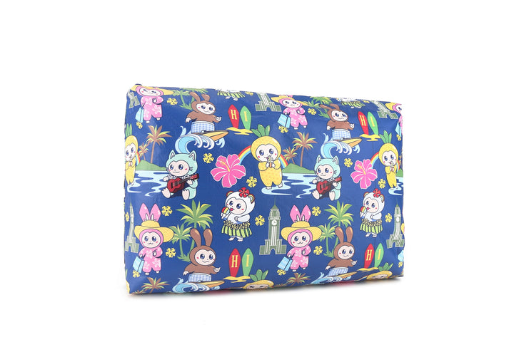 Wai Wai Pouch Large Local Monsters Blue