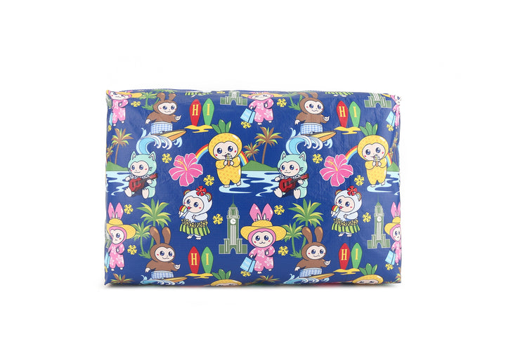 Wai Wai Pouch Large Local Monsters Blue