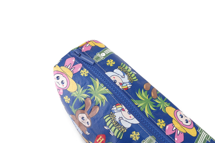 Wai Wai Pouch Large Local Monsters Blue