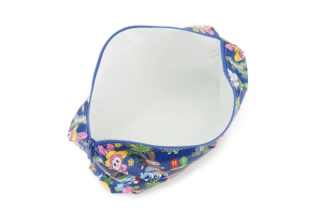 Wai Wai Pouch Large Local Monsters Blue