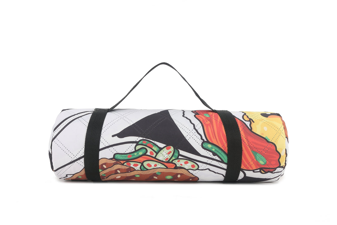 Beach Mat Plate Lunch Black