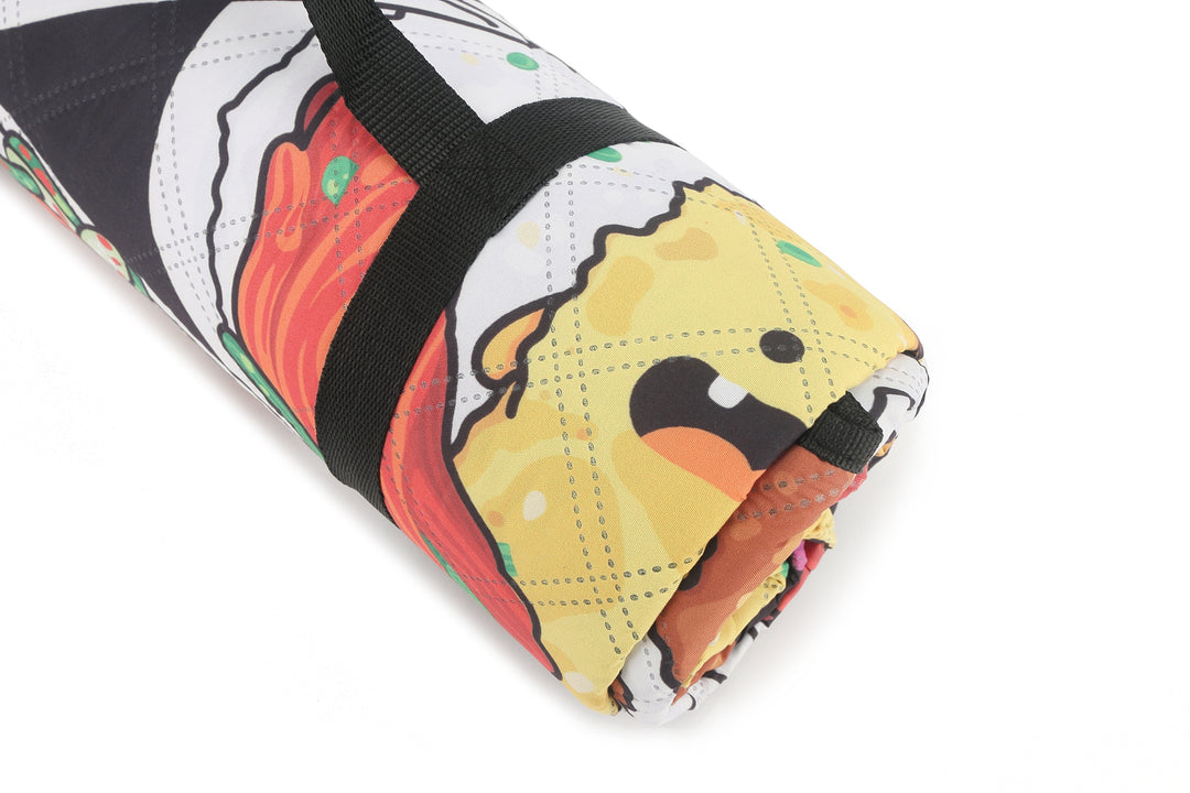 Beach Mat Plate Lunch Black