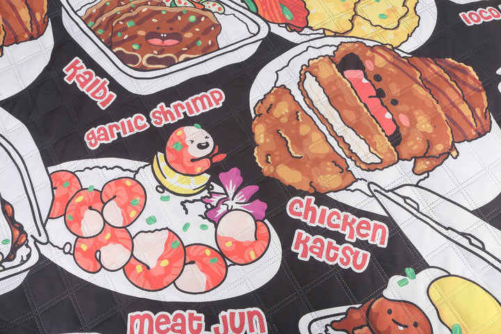 Beach Mat Plate Lunch Black