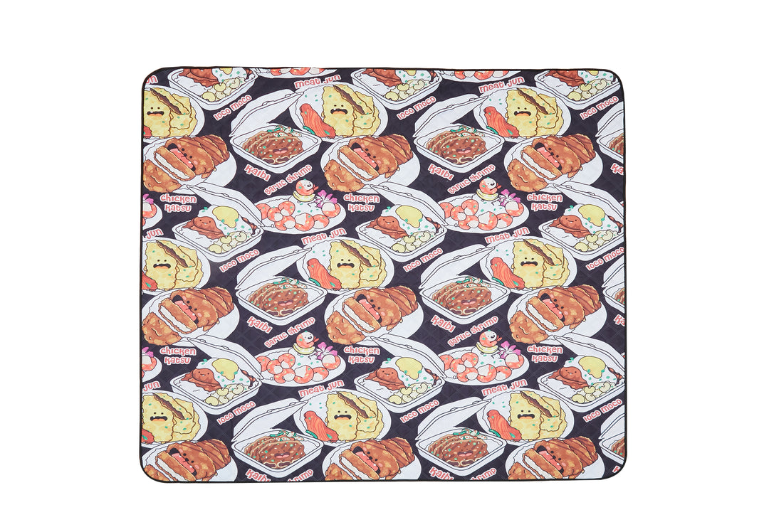 Beach Mat Plate Lunch Black