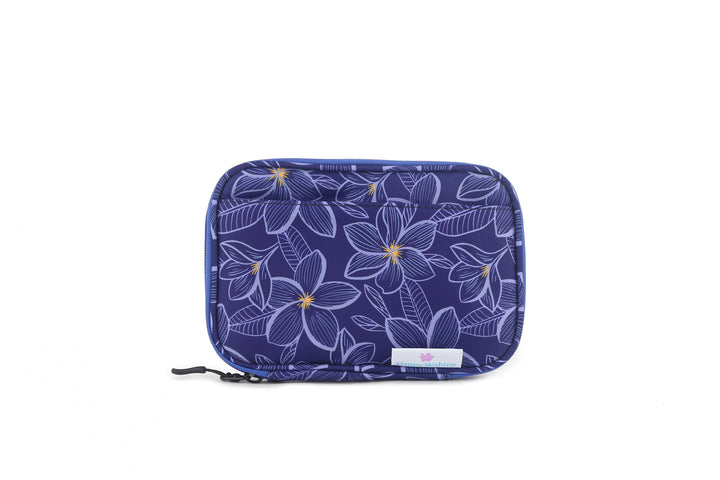 Tech Organizer Plumeria Blue