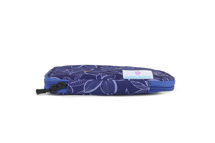 Tech Organizer Plumeria Blue