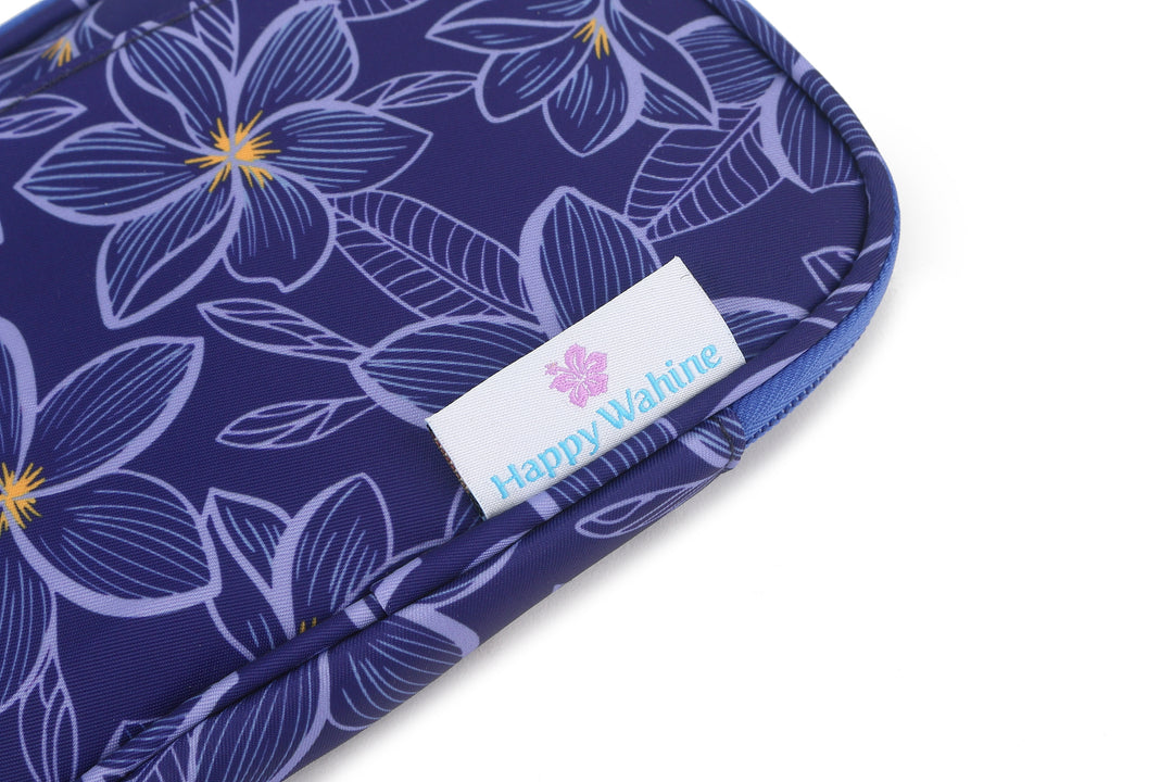 Tech Organizer Plumeria Blue
