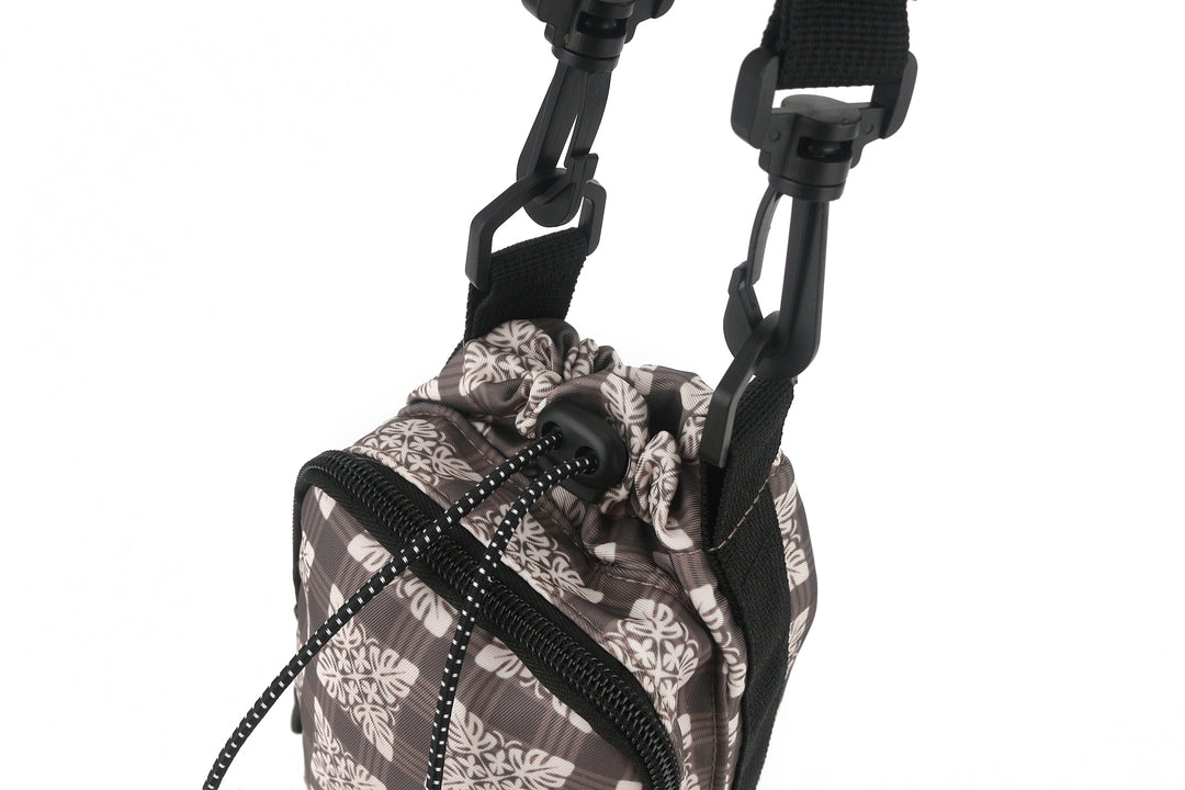 Water Bottle Holder Small Quilt Palaka Brown
