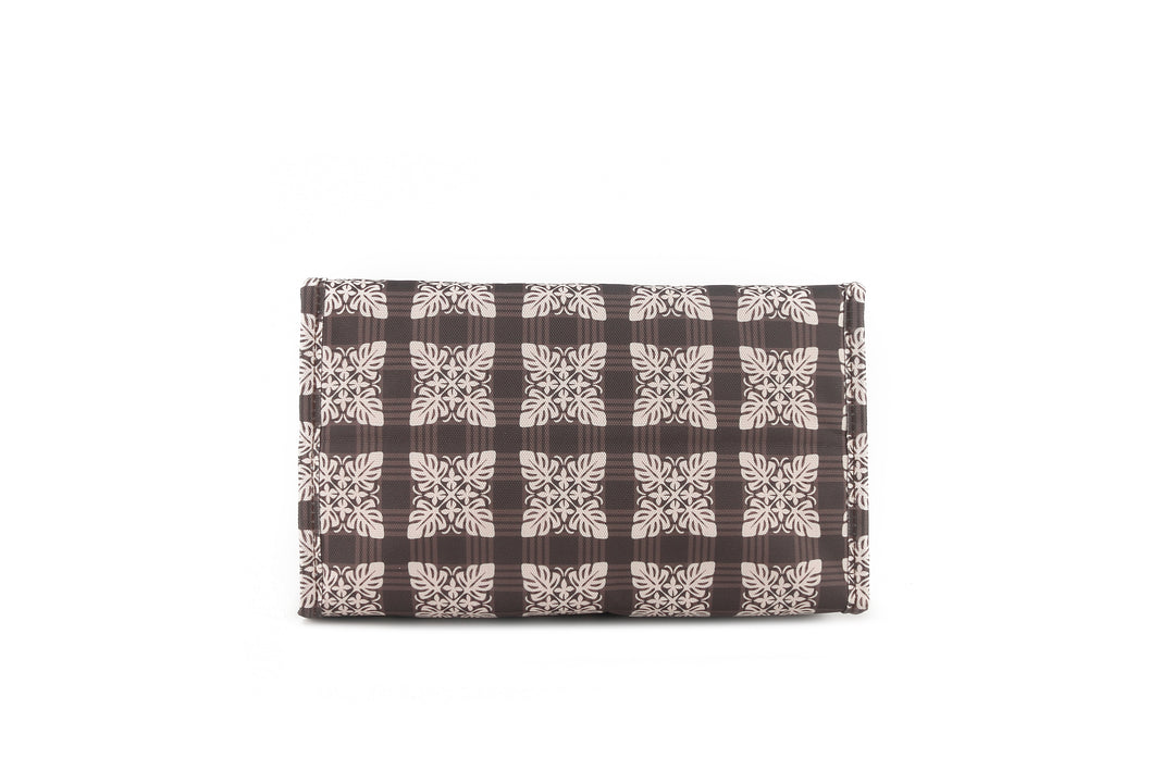 Lunch Tote Insulated Small Quilt Palaka Brown