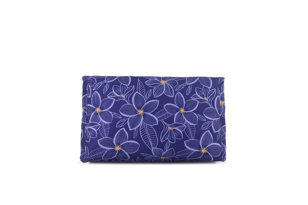Lunch Tote Insulated Small Plumeria Blue