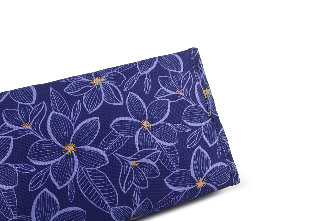 Lunch Tote Insulated Small Plumeria Blue