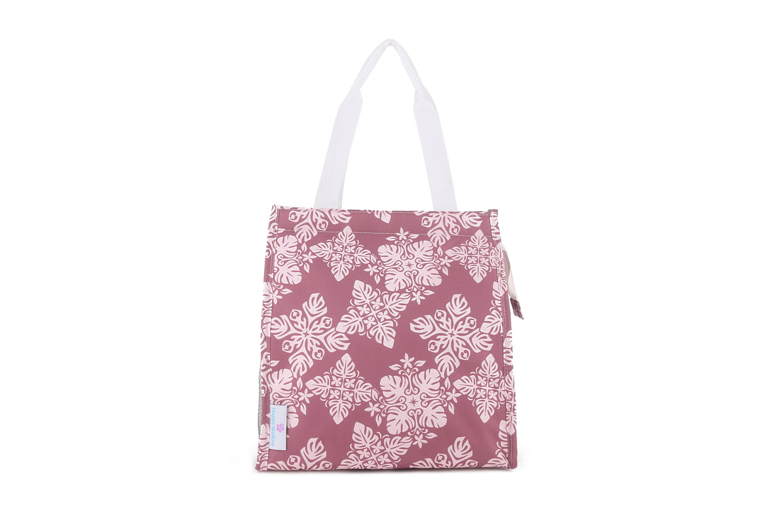 Lunch Tote Insulaed Quilt Dusty Rose